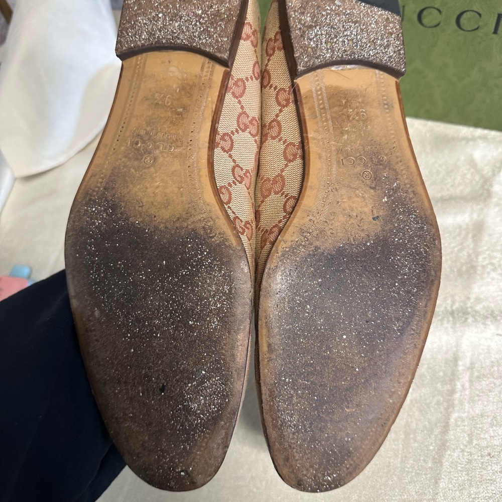 Gucci Men's Brown Loafers Size 9.5 - Picture 4 of 7